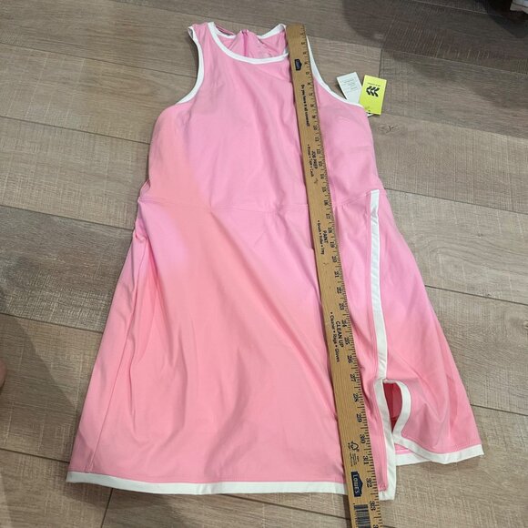 ALL IN MOTION WOMENS PINK WHITE TENNIS GOLF DRESS SKORT LARGE NEW - Picture 4 of 9